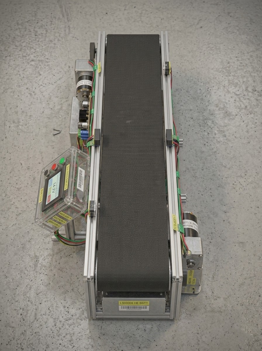 Smart Conveyor Belt System with Battery Management